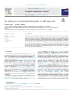 Ups and downs in transformational leadership: A weekly diary study