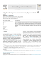 Testing for secular stagnation in investment rates using a Bayesian multilevel model
