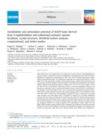 Antidiabetes and antioxidant potential of Schiff bases derived from 2-naphthaldehye and substituted aromatic amines: Synthesis, crystal structure, Hirshfeld surface analysis, computational, and invitro studies