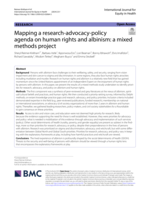 Mapping a research-advocacy-policy agenda on human rights and albinism: a mixed methods project