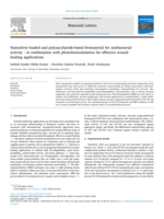 Nanosilver-loaded and polysaccharide-based biomaterial for antibacterial activity- in combination with photobiomodulation for effective wound healing applications