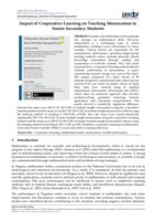 Impact of cooperative learning on teaching mensuration to senior secondary students