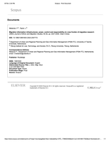 Migration information infrastructures: power, control and responsibility at a new frontier of migration research