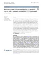 Assessing portfolio vulnerability to systemic risk: a vine copula and APARCH-DCC approach
