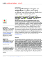 Increasing HIV testing and linkage to care among men in rural South Africa using conditional financial incentives and a decision support app: A process evaluation