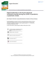 Digital leadership in the fourth industrial revolution enacted during the COVID-19 pandemic: A systematic review