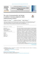 The role of conventionality and design in children's function judgments about malfunctioning artifacts