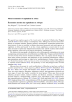 Moral economies of capitalism in Africa