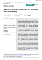Demand-led industrialisation policy in a dual-sector small open economy
