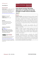 Game-based learning: Alternative approaches to teaching and learning strategies in health sciences education