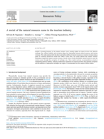 A revisit of the natural resource curse in the tourism industry