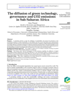 The diffusion of green technology, governance and CO2 emissions in Sub-Saharan Africa