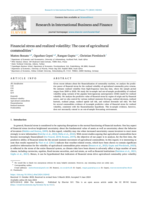Financial stress and realized volatility: The case of agricultural commodities
