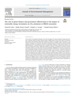 The role of green finance and governance effectiveness in the impact of renewable energy investment on CO 2 emissions in BRICS economies