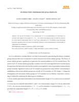 On reduction theorems for QTAG-modules