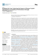 Bridging the gap: Exploring the impact of human capital management on employee performance through work engagement