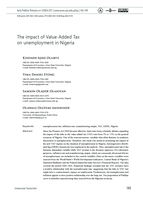 The impact of Value-Added Tax on unemployment in Nigeria