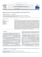 Residents' perceived social sustainability of food tourism events