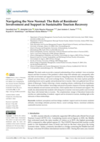 Navigating the new normal: The role of residents' involvement and support in sustainable tourism recovery