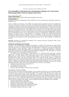 The sustainability of information and communication technology (ICT) in previously disadvantaged public schools in Gauteng, South Africa