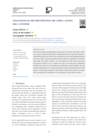 Challenges of the implementing the Africa agenda 2063: A synopsis