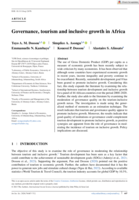 Governance, tourism and inclusive growth in Africa