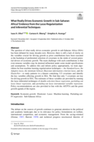 What really drives economic growth in Sub-Saharan Africa? Evidence from the Lasso Regularization and Inferential Techniques