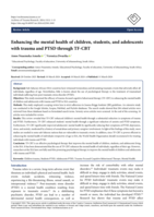 Enhancing the mental health of children, students, and adolescents with trauma and PTSD through TF-CBT