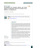 Investigating the economic burden and social support in individuals with post-traumatic stress disorder: A scoping review