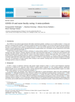 COVID-19 and nurse faculty caring: A meta-synthesis