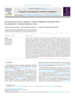 Investigating pre-service teachers’ artificial intelligence perception from the perspective of planned behavior theory