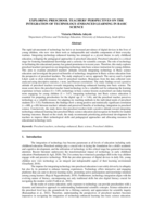 Exploring preschool teachers' perspectives on the integration of technology-Enhanced learning in basic science