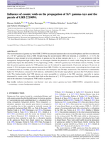 Influence of cosmic voids on the propagation of TeV gamma-rays and the puzzle of GRB 221009A