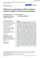 Influences on e-governance in Africa: A study of economic, political, and infrastructural dynamics