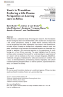 Youth in Transition: Exploring a life course perspective on leaving Care in Africa