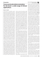 Transcranial photobiomodulation for the brain: A wide range of clinical applications