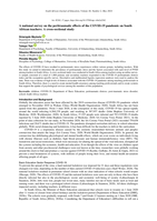 A national survey on the peritraumatic effects of the COVID-19 pandemic on South African teachers: A cross-sectional study