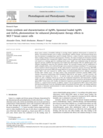 Green synthesis and characterization of AgNPs, liposomal loaded AgNPs and ZnPcS4 photosensitizer for enhanced photodynamic therapy effects in MCF-7 breast cancer cells
