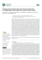 Creating transformative research-practice partnership in collaboration with school, city, and university actors