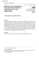 Ethical issues confronting Namibian hybrid media organizations in the digital age