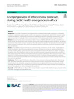 A scoping review of ethics review processes during public health emergencies in Africa