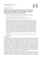 Moral values and social skills of pupils with mild intellectual disability: Does indigenous language storytelling and gender play any role