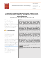 A quantitative study examining the relationship between parental socioeconomic status, body image, peer influence, and self-esteem among adolescents