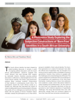 A photovoice study exploring the subjective constructions of ‘born-free’ identities in a South African university
