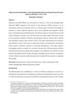 Maternal and child welfare at the Raleigh Fitkin Memorial Hospital and the Swazi women's response, 1933-1945