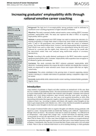 Increasing graduates’ employability skills through rational emotive career coaching