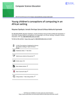 Young children's conceptions of computing in an African setting