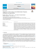 Adaptation of solar energy in the Global South: Prospects, challenges and opportunities