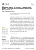 Knowledge, attitudes, and practices of community health workers in relation to environmental health hazards in the Nelson Mandela Bay