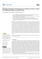 Intelligent Wearable Technologies for Workforce Safety in Built Environment Projects in South Africa